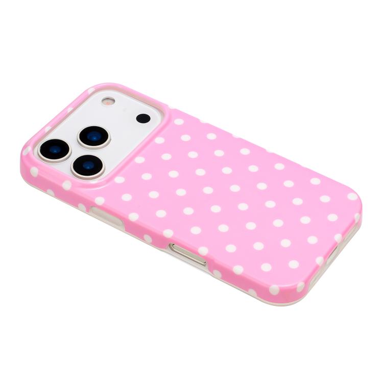 For iPhone 17 Pro IMD Colorful Dots Pattern TPU Full Coverage Phone Case