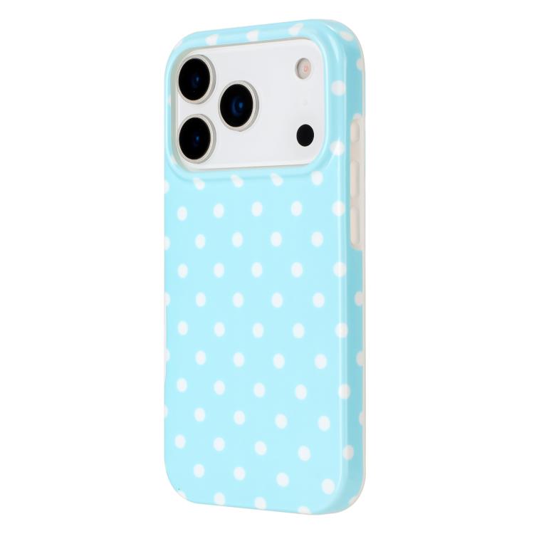 For iPhone 17 Pro IMD Colorful Dots Pattern TPU Full Coverage Phone Case