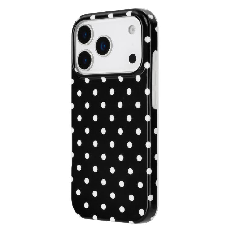 For iPhone 17 Pro IMD Colorful Dots Pattern TPU Full Coverage Phone Case