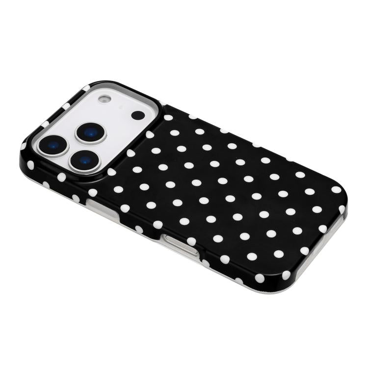 For iPhone 17 Pro IMD Colorful Dots Pattern TPU Full Coverage Phone Case