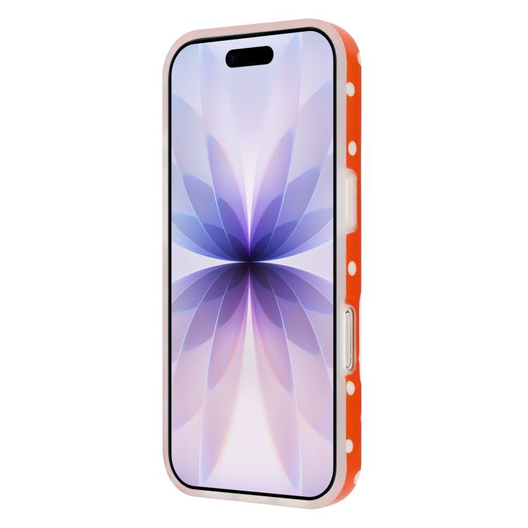 For iPhone 17 Pro IMD Colorful Dots Pattern TPU Full Coverage Phone Case