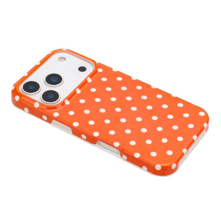 For iPhone 17 Pro IMD Colorful Dots Pattern TPU Full Coverage Phone Case