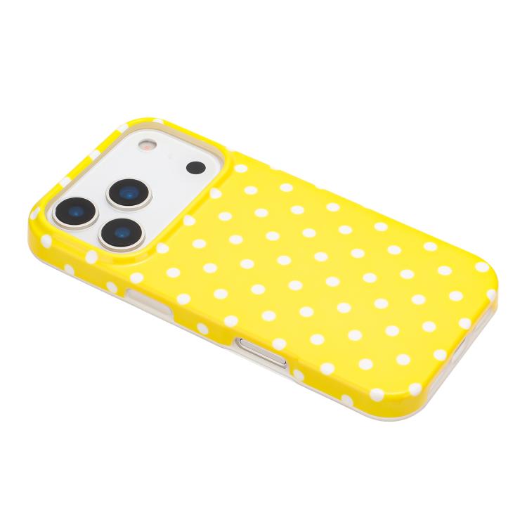 For iPhone 17 Pro IMD Colorful Dots Pattern TPU Full Coverage Phone Case