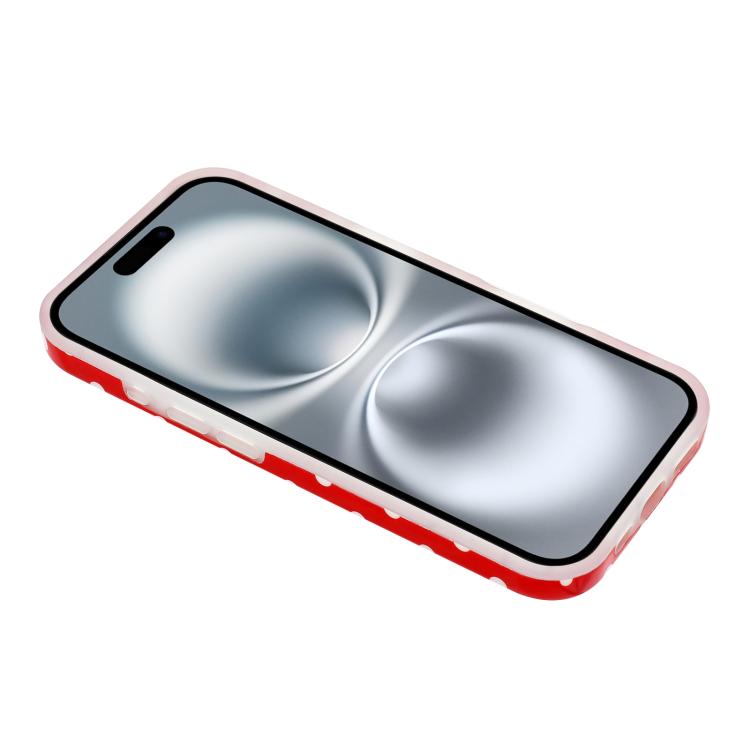 For iPhone 17 IMD Colorful Dots Pattern TPU Full Coverage Phone Case