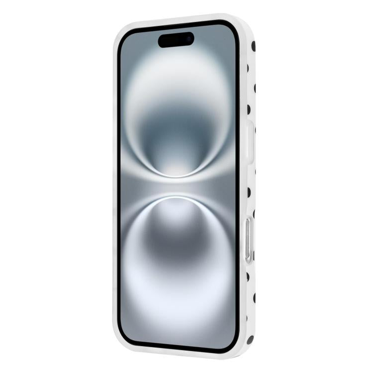 For iPhone 17 IMD Colorful Dots Pattern TPU Full Coverage Phone Case