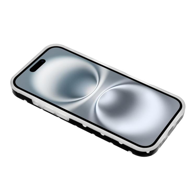 For iPhone 17 IMD Colorful Dots Pattern TPU Full Coverage Phone Case