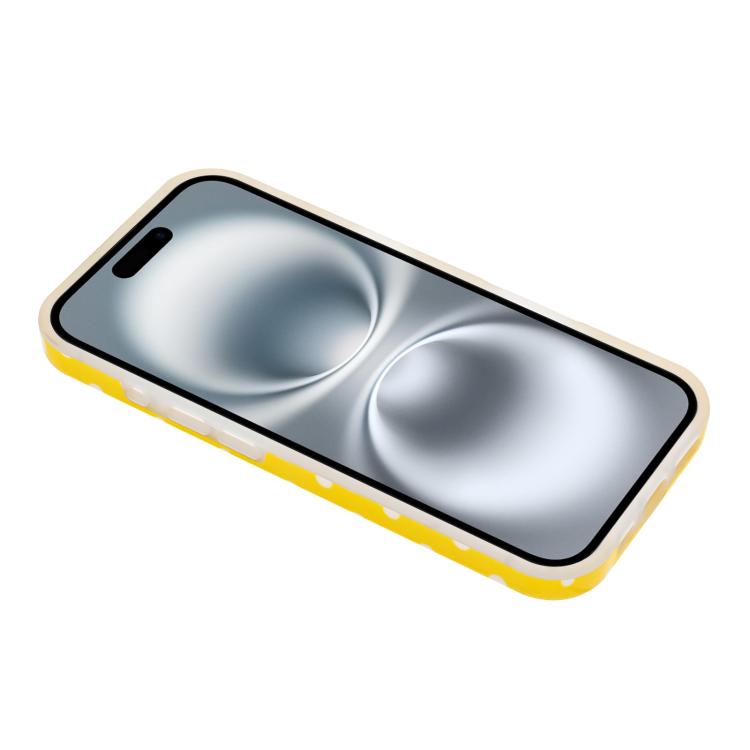 For iPhone 17 IMD Colorful Dots Pattern TPU Full Coverage Phone Case