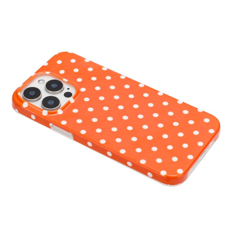 For iPhone 16 Pro Max IMD Colorful Dots Pattern TPU Full Coverage Phone Case