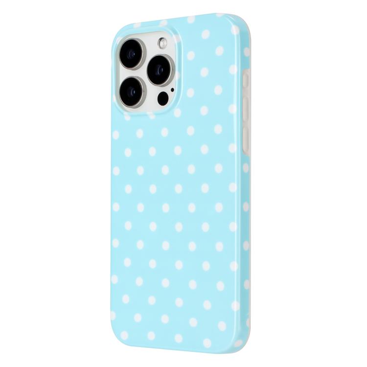 For iPhone 16 Pro IMD Colorful Dots Pattern TPU Full Coverage Phone Case