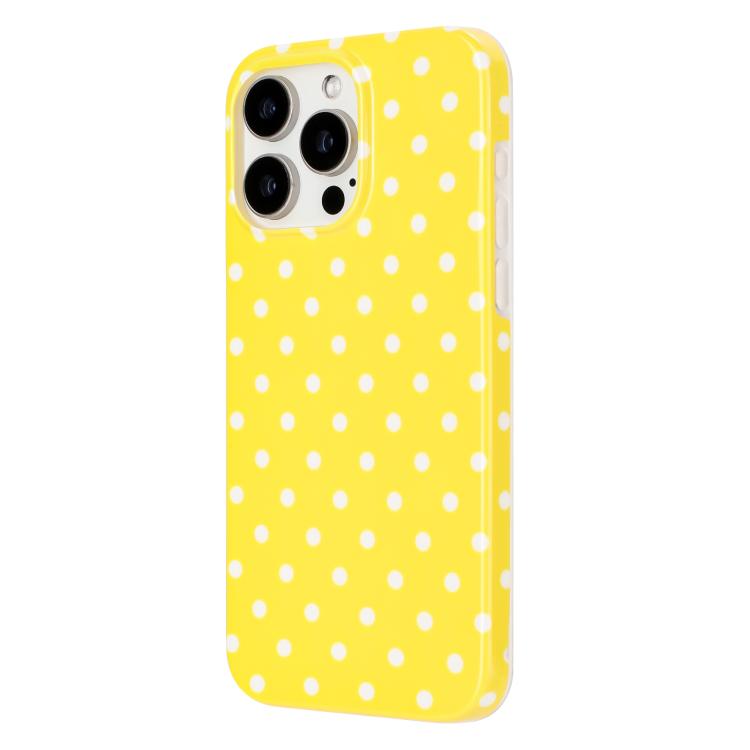 For iPhone 16 Pro IMD Colorful Dots Pattern TPU Full Coverage Phone Case