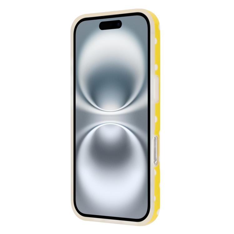 For iPhone 16 Plus IMD Colorful Dots Pattern TPU Full Coverage Phone Case