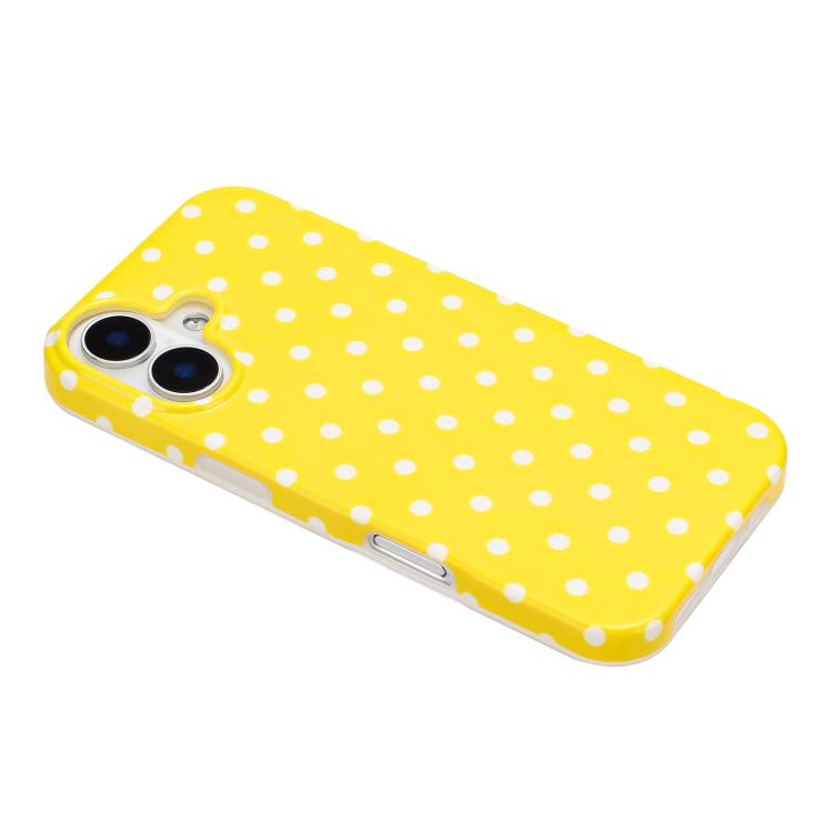 For iPhone 16 IMD Colorful Dots Pattern TPU Full Coverage Phone Case
