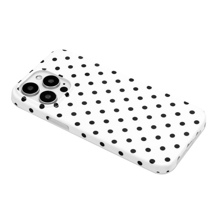 For iPhone 15 Pro Max IMD Colorful Dots Pattern TPU Full Coverage Phone Case