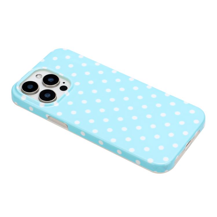 For iPhone 15 Pro Max IMD Colorful Dots Pattern TPU Full Coverage Phone Case