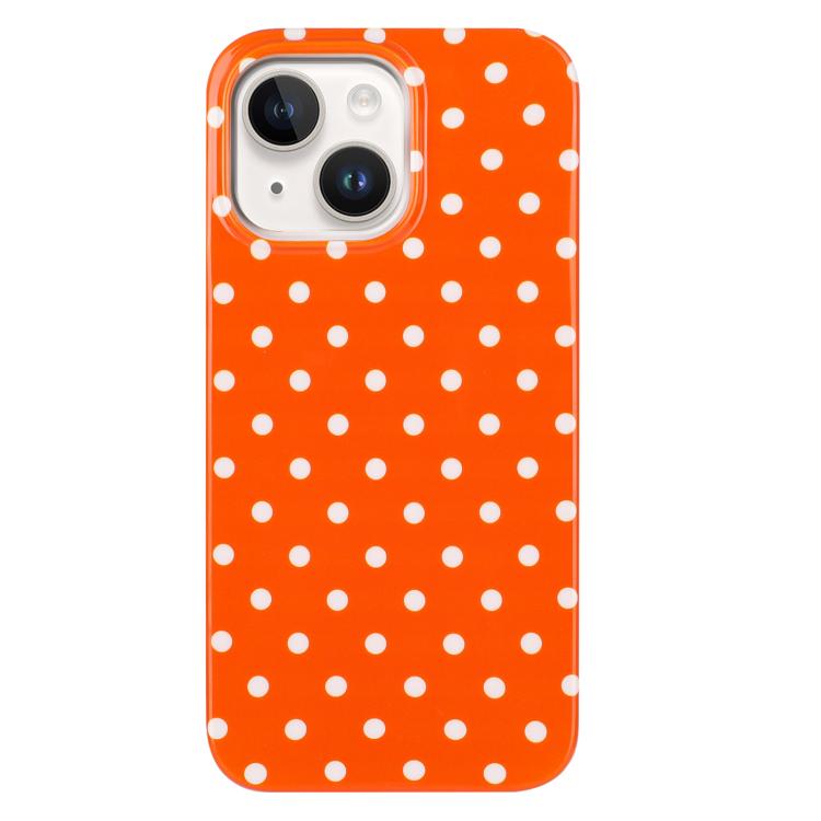 For iPhone 15 Plus IMD Colorful Dots Pattern TPU Full Coverage Phone Case