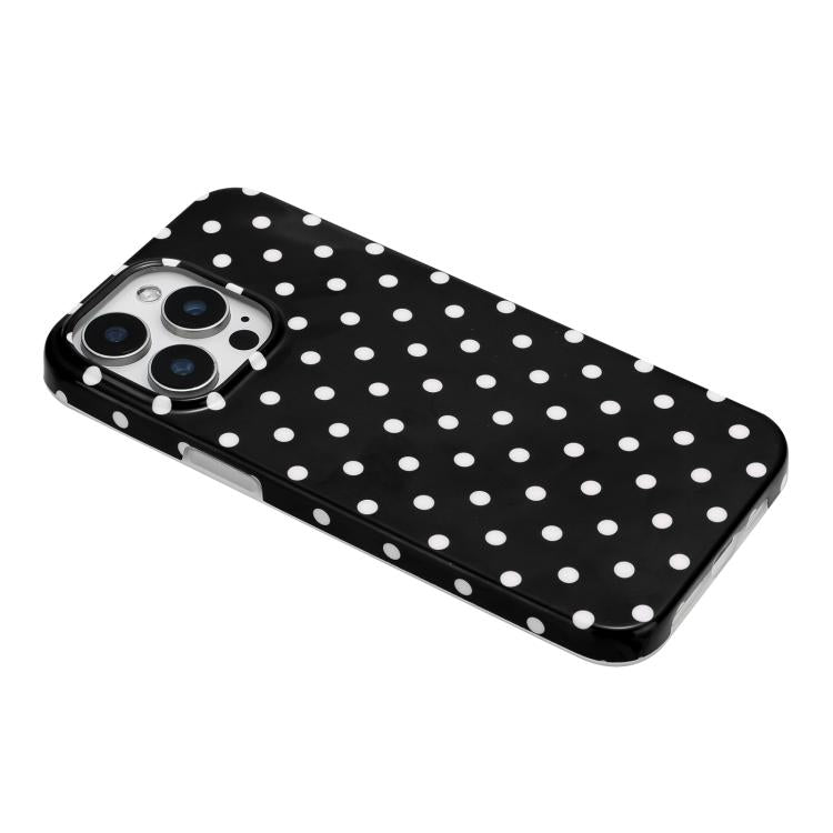 For iPhone 14 Pro Max IMD Colorful Dots Pattern TPU Full Coverage Phone Case