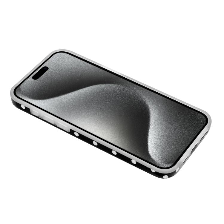For iPhone 14 Plus IMD Colorful Dots Pattern TPU Full Coverage Phone Case