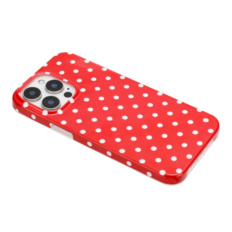 For iPhone 13 Pro Max IMD Colorful Dots Pattern TPU Full Coverage Phone Case