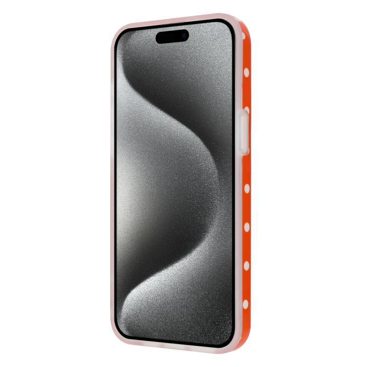 For iPhone 13 Pro Max IMD Colorful Dots Pattern TPU Full Coverage Phone Case