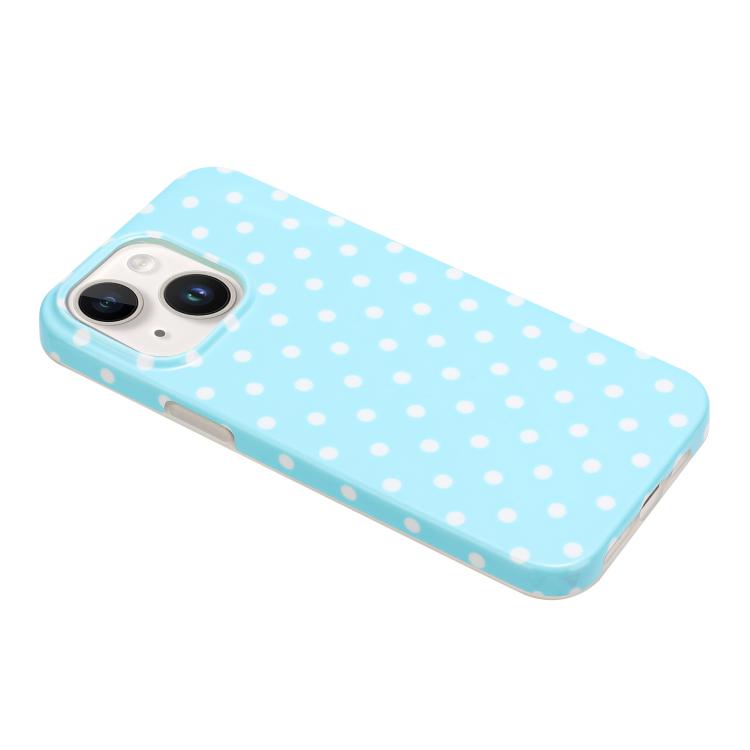 For iPhone 13 IMD Colorful Dots Pattern TPU Full Coverage Phone Case