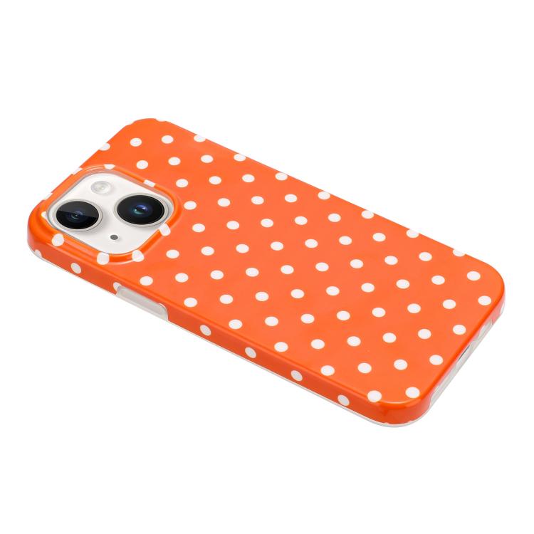For iPhone 13 IMD Colorful Dots Pattern TPU Full Coverage Phone Case