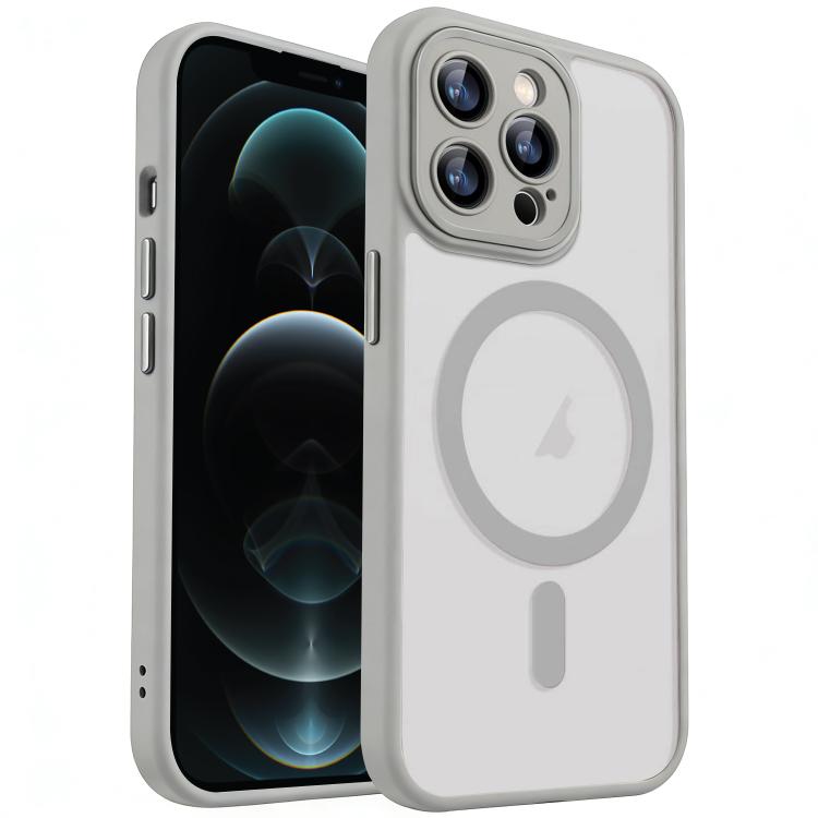 For iPhone 12 Pro Max XDcase Skin Feel Magnetic Frosted Phone Case with Lens Film