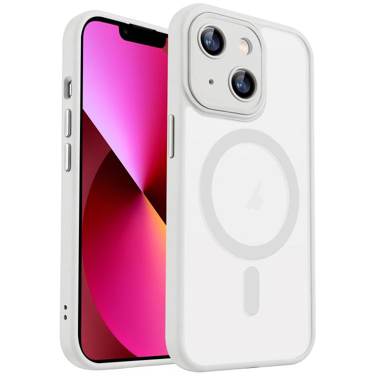For iPhone 13 XDcase Skin Feel Magnetic Frosted Phone Case with Lens Film