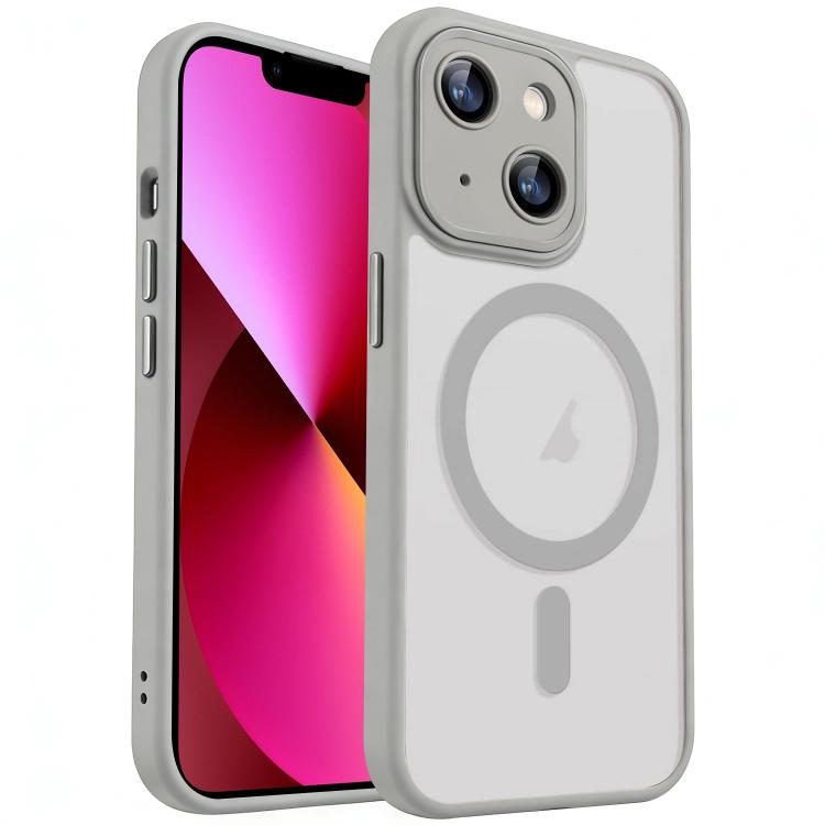 For iPhone 13 XDcase Skin Feel Magnetic Frosted Phone Case with Lens Film