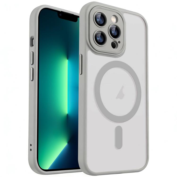 For iPhone 13 Pro XDcase Skin Feel Magnetic Frosted Phone Case with Lens Film