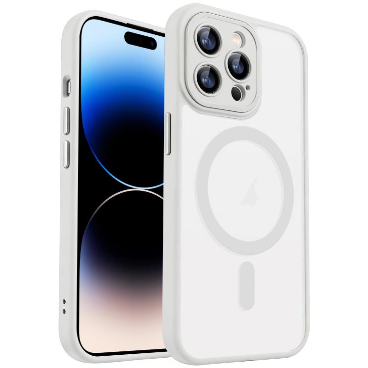 For iPhone 14 Pro Max XDcase Skin Feel Magnetic Frosted Phone Case with Lens Film
