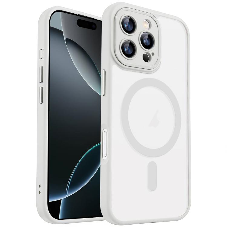 For iPhone 16 Pro XDcase Skin Feel Magnetic Frosted Phone Case with Lens Film