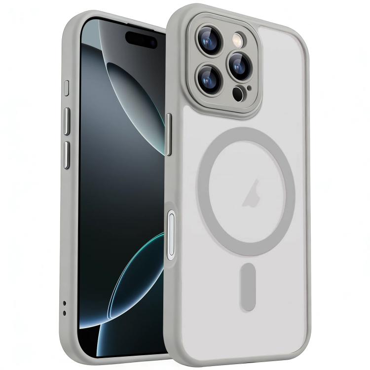 For iPhone 16 Pro XDcase Skin Feel Magnetic Frosted Phone Case with Lens Film