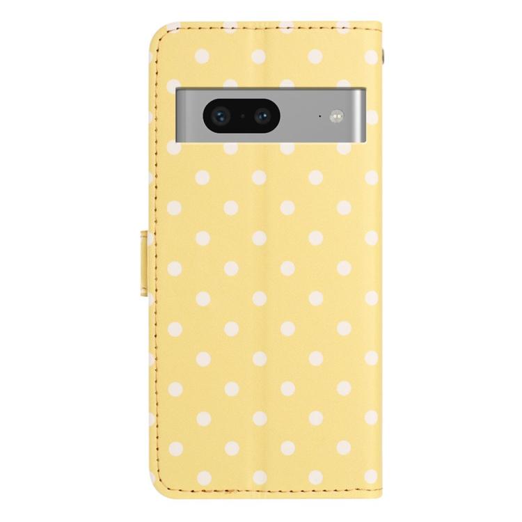 For Google Pixel 7 Small Dots Pattern Vegan Leather Phone Case