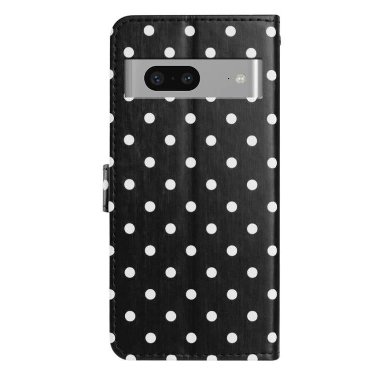 For Google Pixel 7 Small Dots Pattern Vegan Leather Phone Case