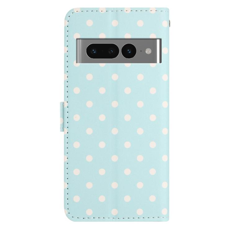 For Google Pixel 7 Pro Small Dots Pattern Vegan Leather Phone Case