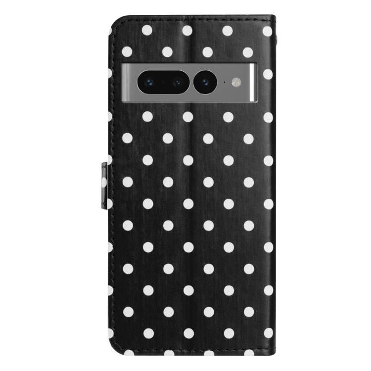 For Google Pixel 7 Pro Small Dots Pattern Vegan Leather Phone Case