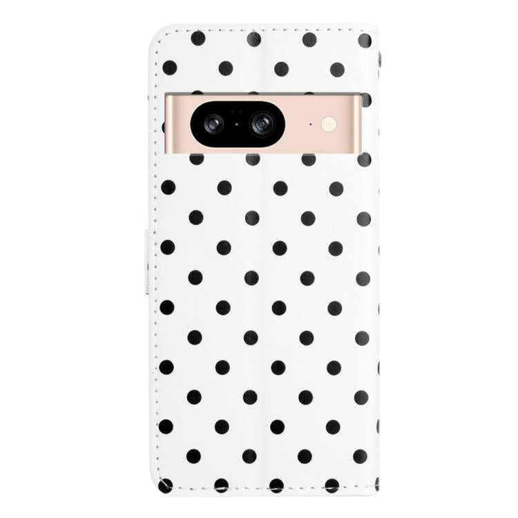For Google Pixel 8 Small Dots Pattern Vegan Leather Phone Case