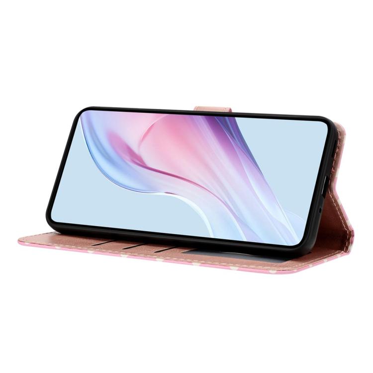 For Google Pixel 8 Small Dots Pattern Vegan Leather Phone Case
