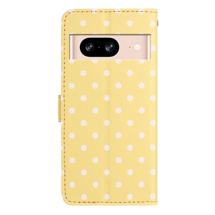 For Google Pixel 8 Small Dots Pattern Vegan Leather Phone Case