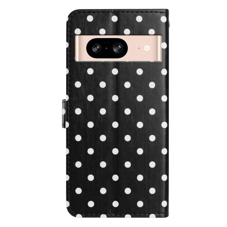 For Google Pixel 8 Small Dots Pattern Vegan Leather Phone Case