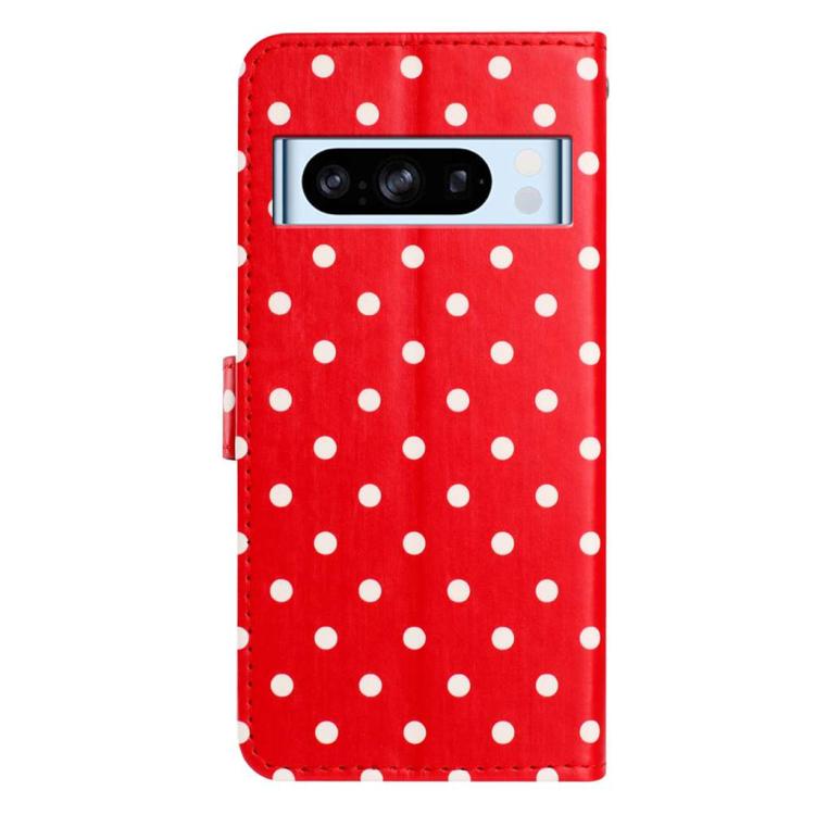 For Google Pixel 8 Pro Small Dots Pattern Vegan Leather Phone Case