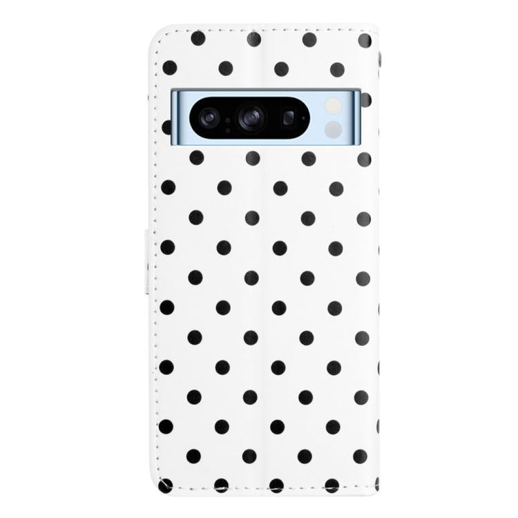 For Google Pixel 8 Pro Small Dots Pattern Vegan Leather Phone Case