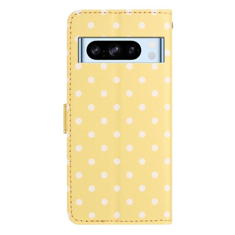 For Google Pixel 8 Pro Small Dots Pattern Vegan Leather Phone Case
