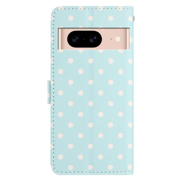 For Google Pixel 8a Small Dots Pattern Vegan Leather Phone Case