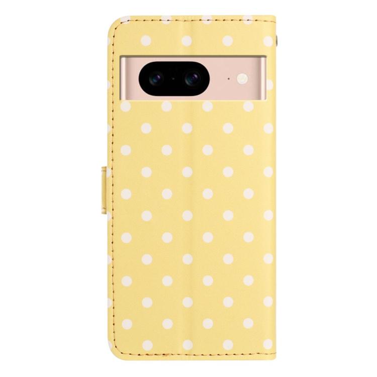 For Google Pixel 8a Small Dots Pattern Vegan Leather Phone Case