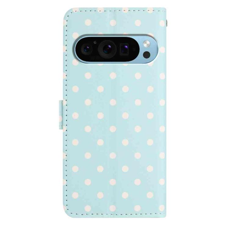 For Google Pixel 10 / 10 Pro / 9 Pro Small Dots Pattern Vegan Leather Phone Case