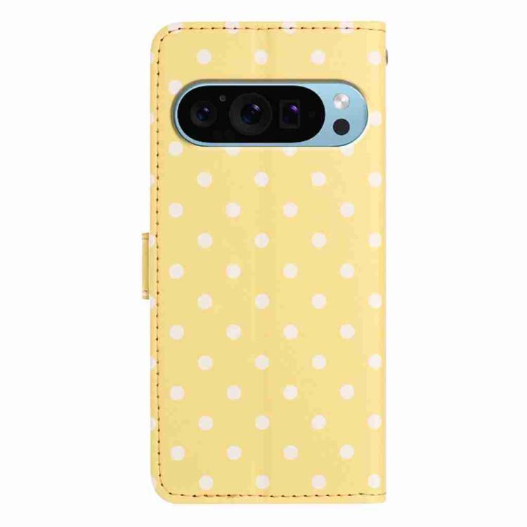 For Google Pixel 10 / 10 Pro / 9 Pro Small Dots Pattern Vegan Leather Phone Case
