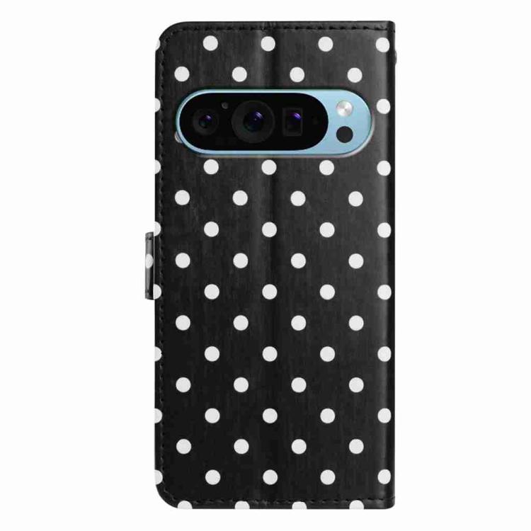 For Google Pixel 10 / 10 Pro / 9 Pro Small Dots Pattern Vegan Leather Phone Case