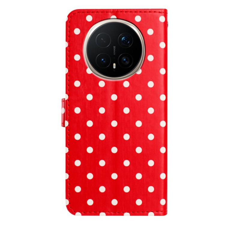 For Honor Magic8 Pro Small Dots Pattern Vegan Leather Phone Case