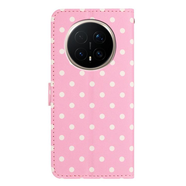 For Honor Magic8 Pro Small Dots Pattern Vegan Leather Phone Case